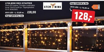jem & fix Lyskæde Med Istapper tilbud