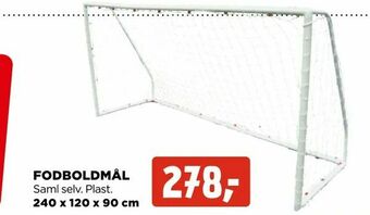 jem & fix Fodboldmål tilbud