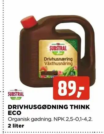 jem & fix Drivhusgødning think eco tilbud
