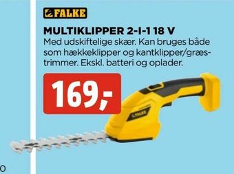 jem & fix Multiklipper 2-i-1 18 v tilbud