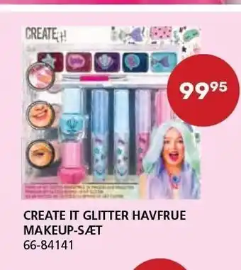 Kon-Tur Create it glitter havfrue makeup-sæt tilbud