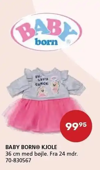 Kon-Tur Baby born kjole tilbud