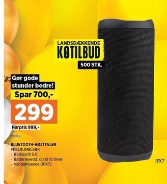Power Bluetooth-højttaler tilbud