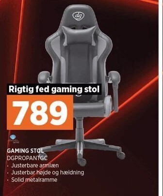 Power Gaming stol tilbud