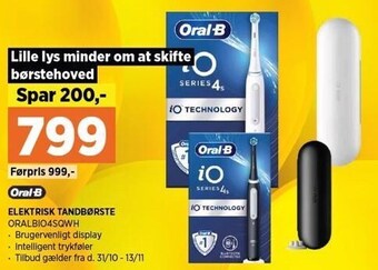 Power Elektrisk tandbørste tilbud