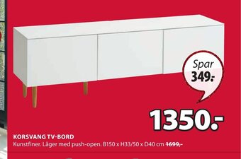 JYSK Korsvang TV- Bord tilbud