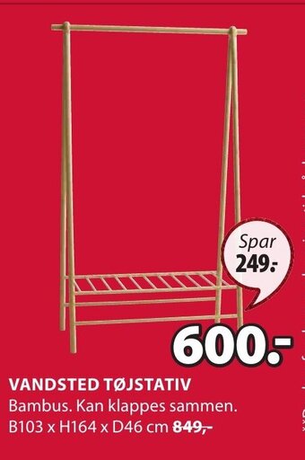 JYSK Vandsted Tøjstativ tilbud