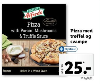 Lidl Trattoria alfredo pizza tilbud