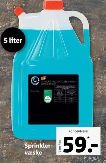 Lidl Ukendt sprinklervæske tilbud