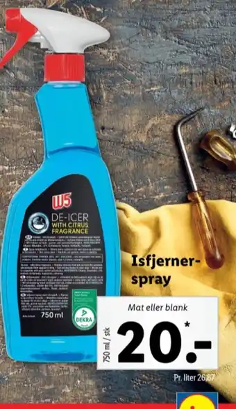 W5 isfjerner