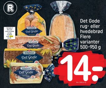 REMA 1000 Det gode rugbrød-skiver tilbud