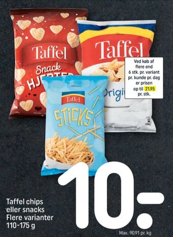 REMA 1000 Taffel chips tilbud