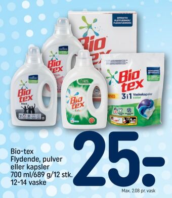 REMA 1000 Biotex vaskemiddel-flydende tilbud