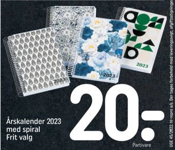 REMA 1000 Ukendt kalender tilbud