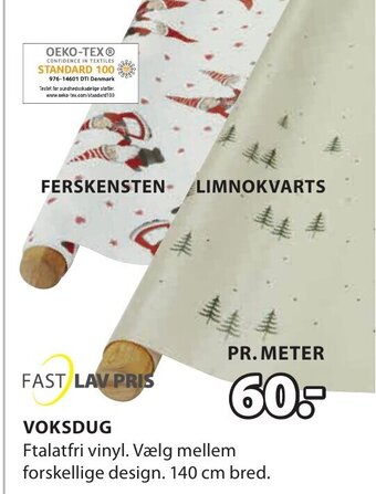 JYSK Voksdug tilbud