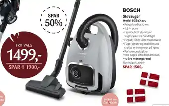 Kop & Kande Bosch Støvsuger Model BGB6x330 tilbud