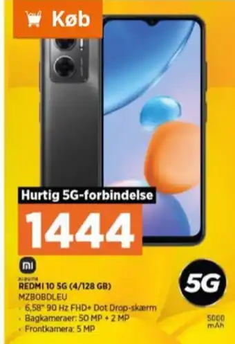 Power Xiaomi redmi note 10 mobiltelefon tilbud