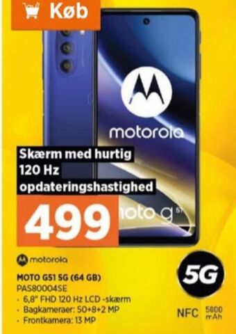 Moto g51 mobiltelefon