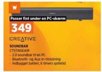 Power Creative soundbar tilbud
