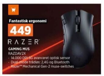 Power Razer mus tilbud