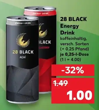 Kaufland 28 Black Energy Drink tilbud