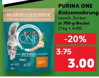 Kaufland Purina One Katzennahrung tilbud