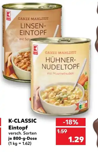 Kaufland K-Classic Eintopf tilbud