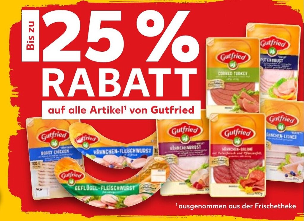 Auf Alle Artikel Von Gutfried tilbud hos Kaufland