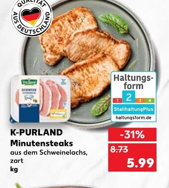 Kaufland K-Purland Minutensteaks tilbud