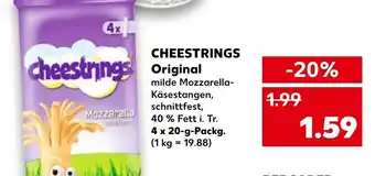 Kaufland Cheestrings Original tilbud