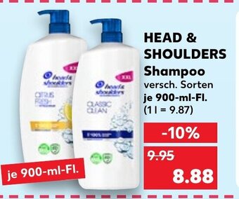 Kaufland DE Head & Shoulders Shampoo tilbud