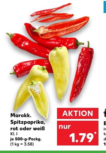 Kaufland Marokk, Spitzpaprika tilbud