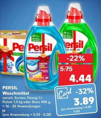 Kaufland DE Persil Waschmittel tilbud