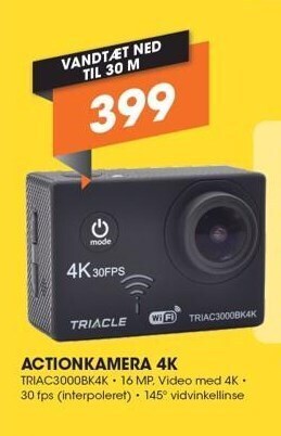 Expert Actionkamera 4k tilbud