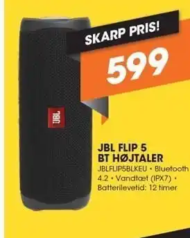 Expert Jbl flip 5 bt højtaler tilbud
