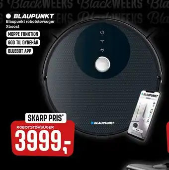 Skousen Blaupunkt robotstøvsuger xboost tilbud