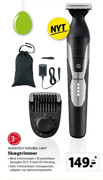 Lidl Skægtrimmer (0,5-9 mm) tilbud