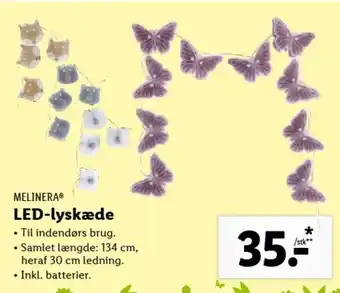 Lidl Melinera LED- Lyskæde 134 cm tilbud