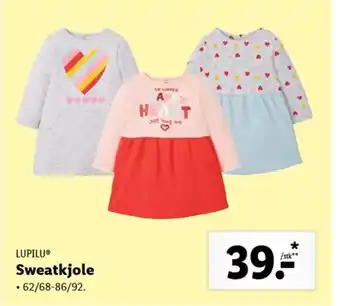 Lidl Lupilu Sweatkjole 62/68-86/92 tilbud