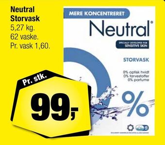 Calle Neutral storvask tilbud