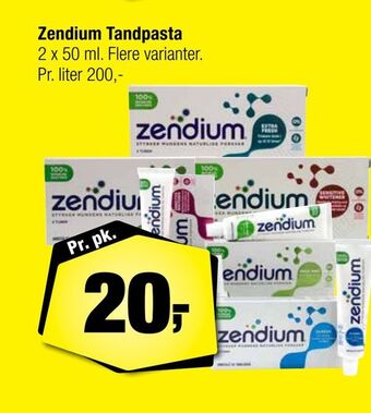 Calle Zendium tandpasta tilbud