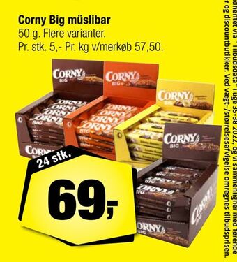 Calle Corny big müslibar tilbud