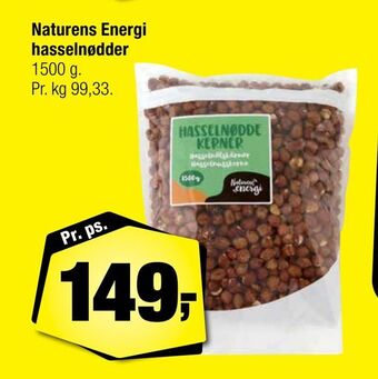 Calle Naturens energi hasselnødder tilbud
