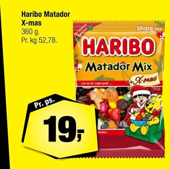 Calle Haribo matador x-mas tilbud