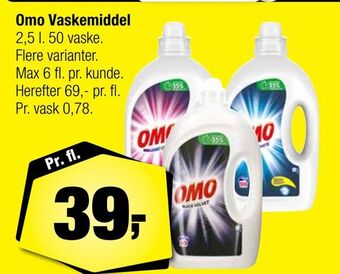 Calle Omo vaskemiddel tilbud