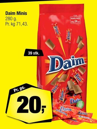 Calle Daim minis tilbud