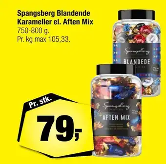 Calle Spangsberg blandende karameller el. aften mix tilbud