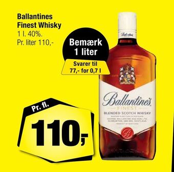 Calle Ballantines finest whisky tilbud