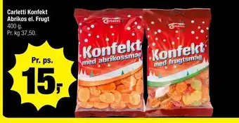 Calle Carletti konfekt abrikos el. frugt tilbud