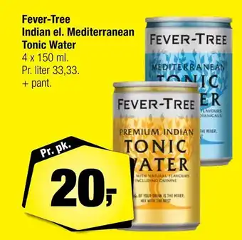 Calle Fever-tree indian el. mediterranean tonic water tilbud
